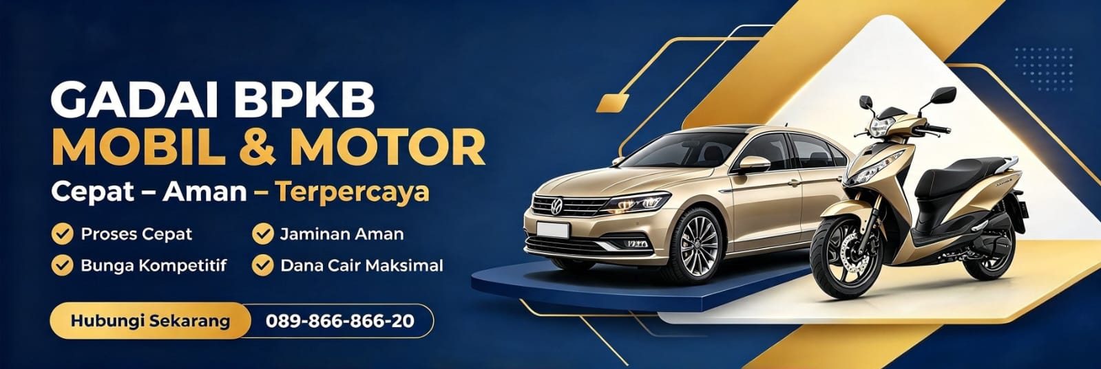 Gadai BPKB mobil motor tanpa BI Checking